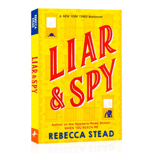 窗后的少年 英文原版小说 Liar and Spy 纽伯瑞奖作家作品儿童经典文学书籍 When You Reach Me 同作者 Rebecca Stead 课外阅读
