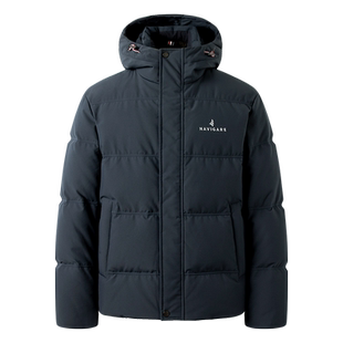 [三防]Navigare意大利小帆船鸭绒羽绒服男士新款长袖连帽外套