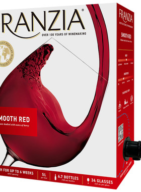 FRANZIA芳丝雅红酒盒装葡萄酒5L
