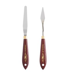 温莎牛顿油画刮刀油画棒刀美术油画刀套装初学不锈钢水粉铲刀油画铲肌理调色刀造型铲 油漆杆