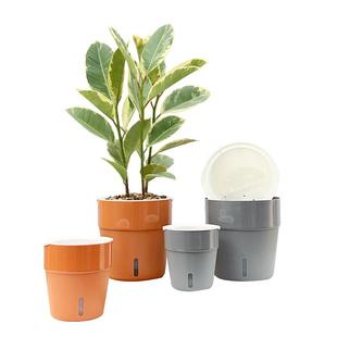 加厚家用多肉的塑料花盆挂壁吊兰专用懒人储水绿萝室内盆栽种植盆