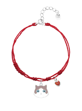 thisness牛年大吉原创猫咪红绳