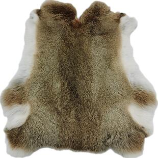 老兔皮整张獭兔毛皮料獭兔毛DIY饰品护膝座垫大兔子皮整张兔毛料