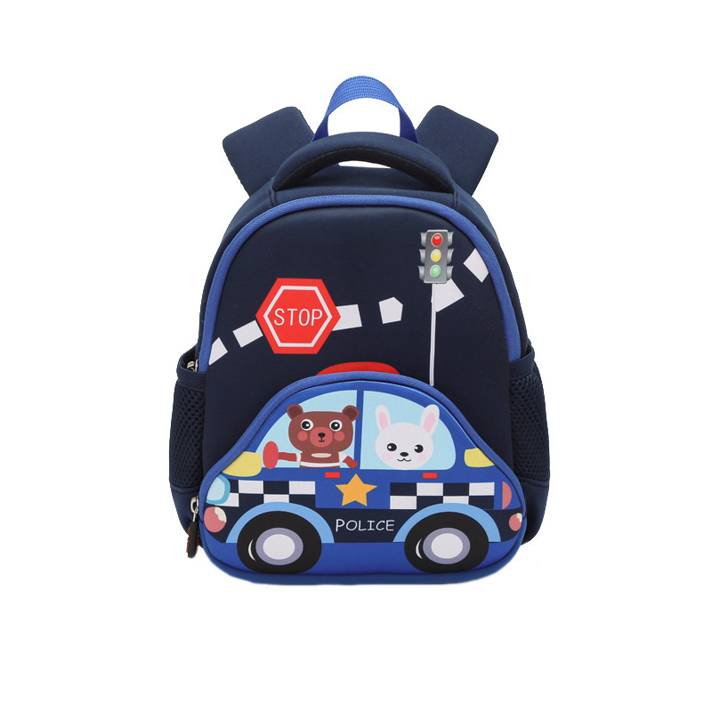 幼儿园书包男童警车小汽车