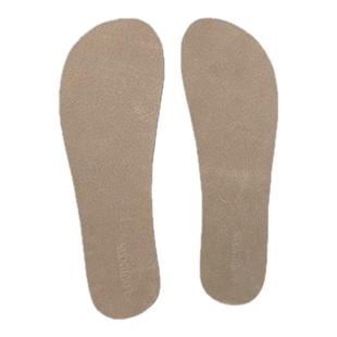 宽头休闲鞋防滑吸汗柔软猪皮舒适拖鞋防磨脚神器自粘裁剪黑色鞋垫