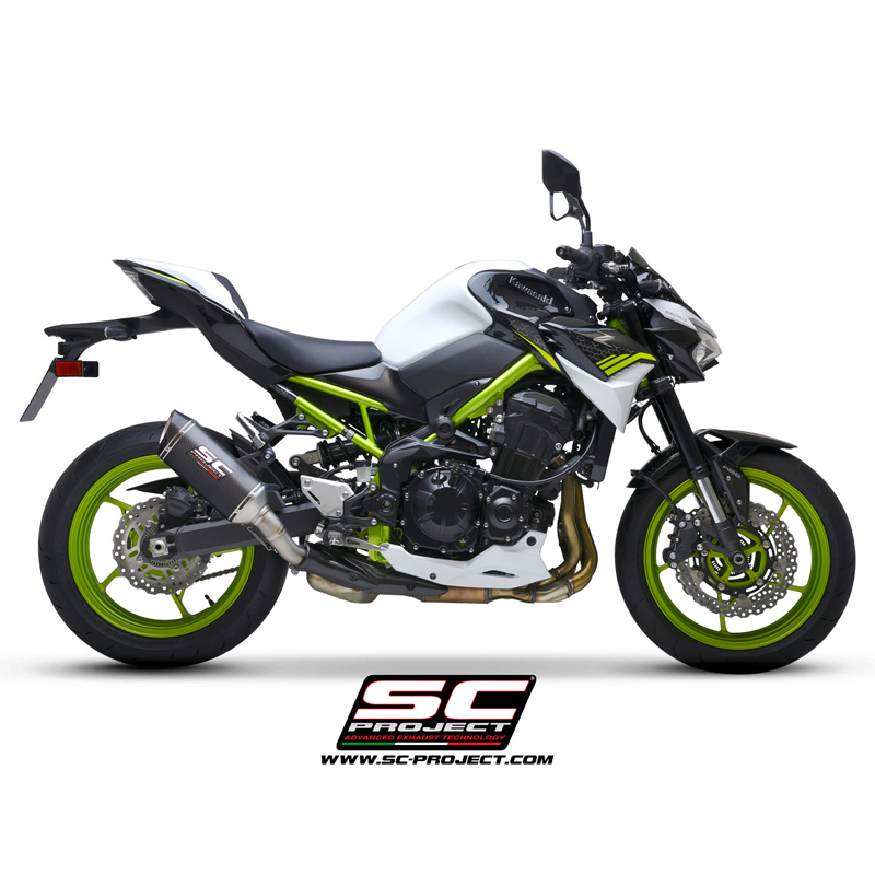 2024款川崎Z900意大利原装进口SC摩托车排气消声器SC1S尾段