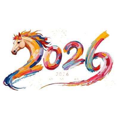 2026新年窗花静电贴纸创意免胶