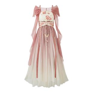 云藏月绣 若芙蕖 原创诃子裙唐制国风汉服女款秋季古装大袖衫披帛