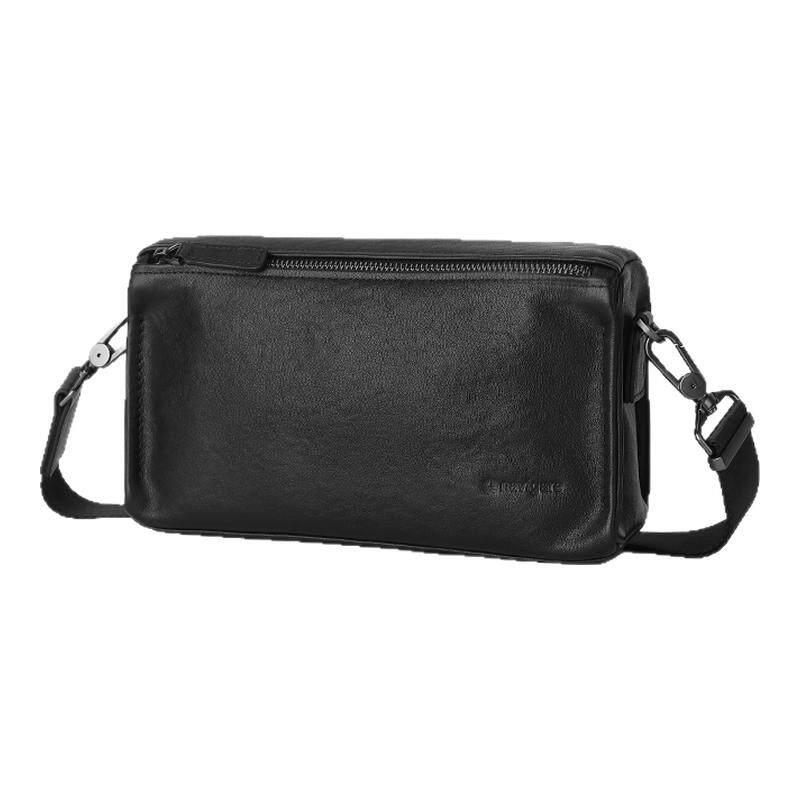 Navigare意大利小帆船真皮单肩包男通勤休闲随身小包斜挎包邮差包