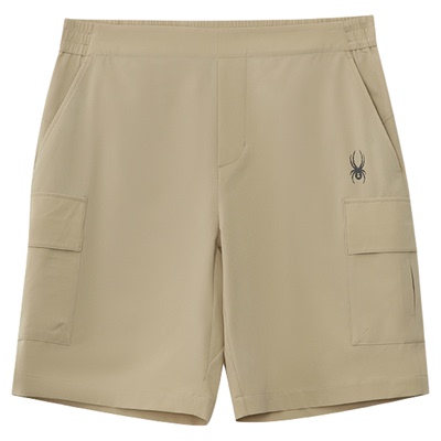 蜘蛛春夏男吸湿速干梭织休闲短裤