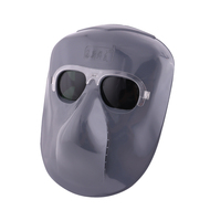 烧电焊防护罩头戴式全脸轻便焊工