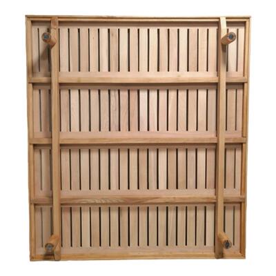 小户型排骨架床可定制榉木简约