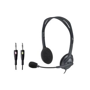 罗技H110头戴式耳机带麦h111话务员电话客服电脑降噪麦克风耳麦