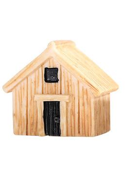 可爱风木板多肉盆栽房屋小摆件