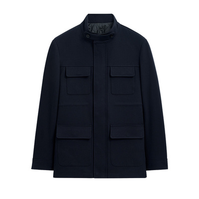 衬衫老罗星耀二号绵羊毛猎装外套