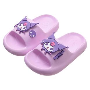 库洛米儿童拖鞋女童2025夏室内家居防滑eva可爱小童宝宝凉拖女孩