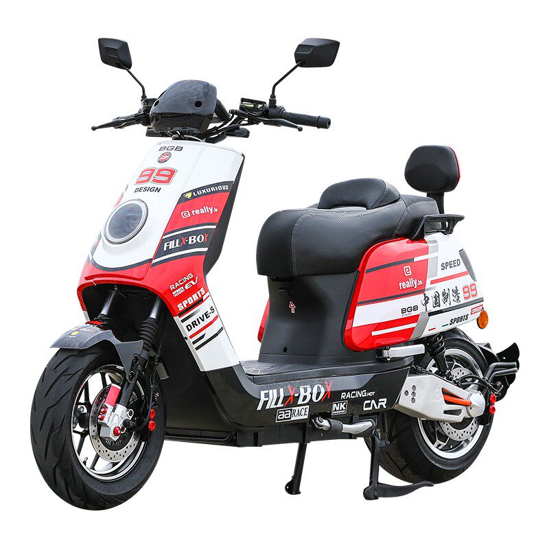 新款倍特红牛PLUS水冷版宽胎电动车高速电摩ABS踏板电瓶车60V72v