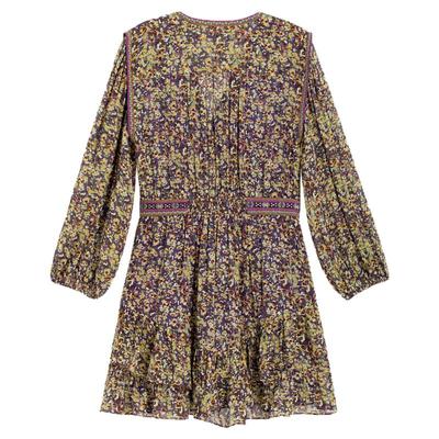 【杨采钰/李沁同款】bash秋季碎花裙女度假法式连衣裙1E25LOLY