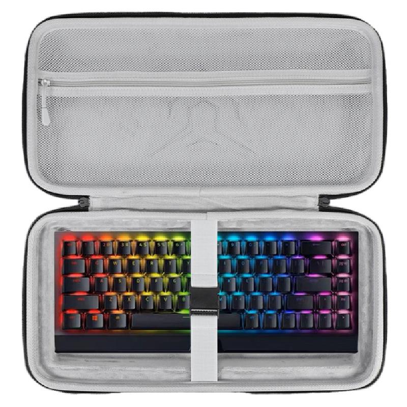 虎炳适用Razer雷蛇键盘收纳包黑寡妇蜘蛛V3迷你无线版mini键盘包黑寡妇蜘蛛V3专业版竞技版鼠标一体收纳包盒