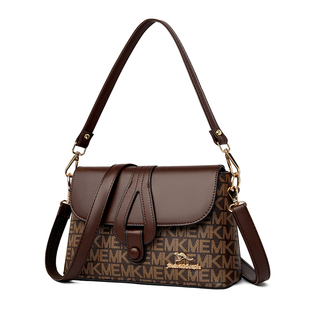 头层牛皮女士包包2026新款气质送妈妈真皮单肩包时尚中年斜挎女包