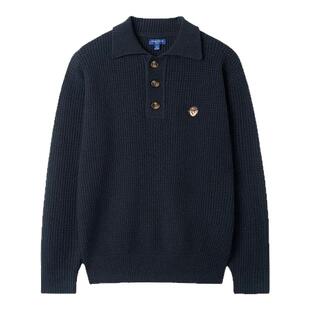 Teenie Weenie小熊男装刺绣上衣复古休闲针织衫新款长袖毛衣