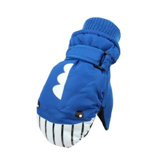 儿童滑雪手套冬季骑行加绒加厚女童男童3-8岁新款骑车滑冰小孩