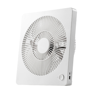 索伯 10寸usb电风扇充电风扇遥控定时台式小风扇学生宿舍便携式户外床上家用迷你静音强力风扇钓鱼露营风扇