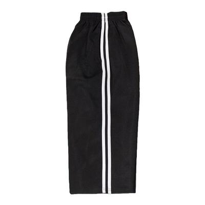 校服裤子两道杠藏青色小学生直筒