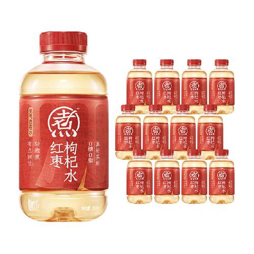 元气森林 自在水红枣枸杞水500ml*12瓶