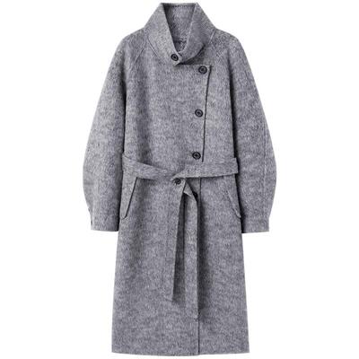 太平鸟年冬季款长款立领大衣A1AAE4477