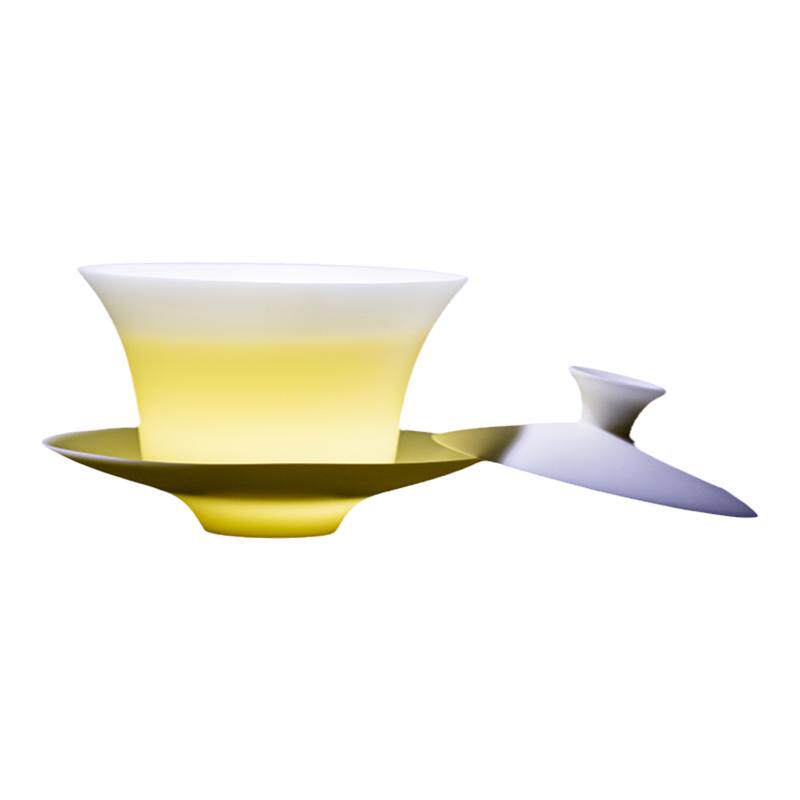 钰铨龙门薄胎品茶三才盖碗茶碗