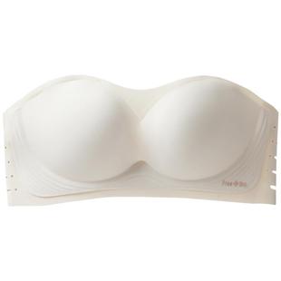 无肩带抹胸内衣女防滑聚拢小胸夏季无痕隐形美背裹胸文胸罩不下滑