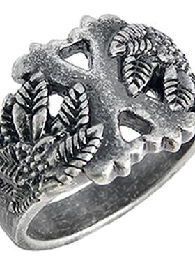 SAZ情侣钛钢原创设计戒指