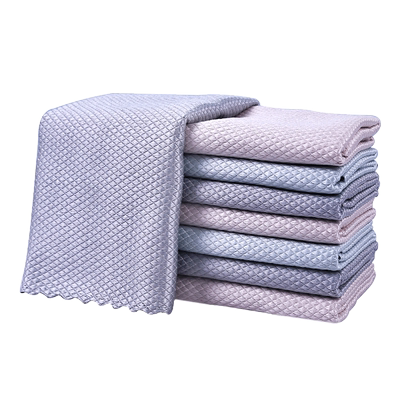 擦玻璃家务清洁布专用毛巾无水印