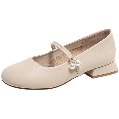 大东玛法式丽珍鞋小皮鞋