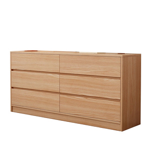 实木斗柜卧室小户型抽屉收纳柜原木风化妆桌家用靠墙储物柜置物柜