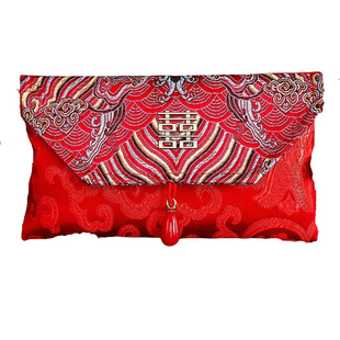 2025新款结婚专用高级感敬茶改口费红包婚礼万元布艺随份子利是封