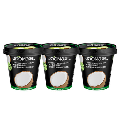 纯素植物酸奶美仁椰子巴旦木基