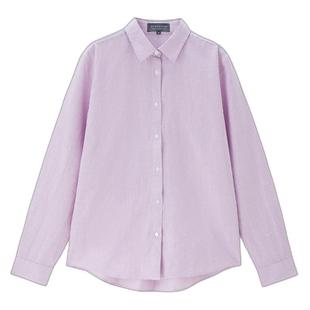 【韩国明星同款】佐丹奴2026年春新款宽松长袖麻棉衬衫女05345498