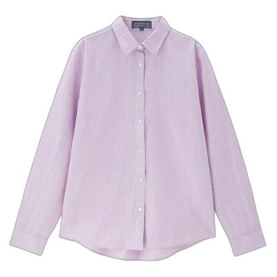 Giordano宽松长袖麻棉衬衫