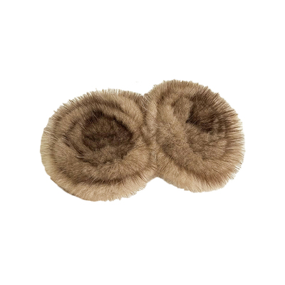 真水貂毛发夹鸭嘴夹头饰花朵抓夹