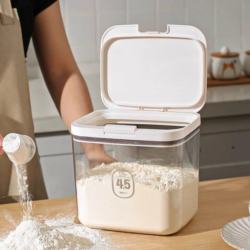 手提米桶20斤食品级密封储粮杂粮桶储10KG米缸桶收纳米面粉箱防潮