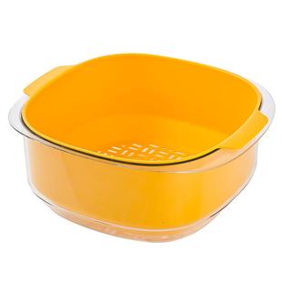 双层洗菜盆沥水篮厨房洗水果淘米漏水抗篮大孔漏盆塑料收纳洗菜篮