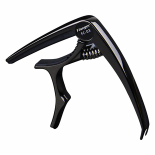 Flanger吉他变调夹 一夹两用尤克里里变音夹 民谣吉他夹子送3拨片