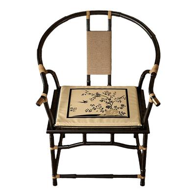 母婴级A类面料椅垫加厚实木餐椅