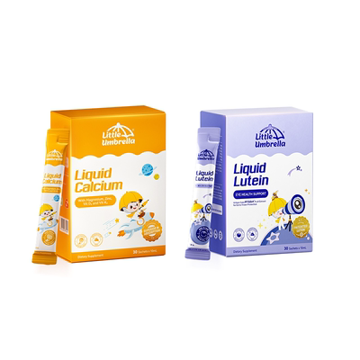 升级6mg小小伞有机叶黄素婴幼儿宝宝儿童专用液体视力棒非软糖