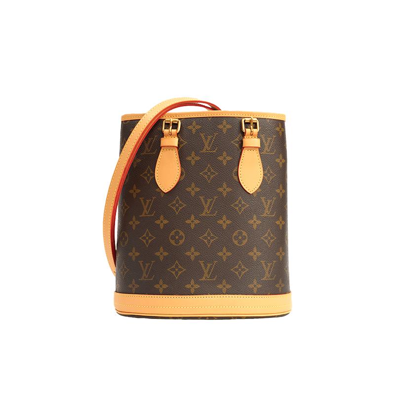 【自营】Louis Vuitton/路易威登中古95新LV小水桶植鞣革内里更新