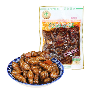 东北特产锦州百合小菜红油地环咸菜下饭菜新鲜宝塔菜地牯牛泡菜