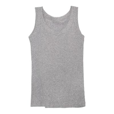 贴身日记简约纯色通勤棉质背心