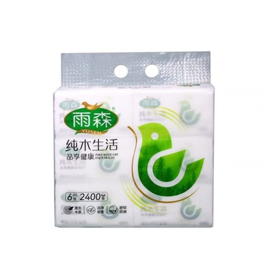 抽纸yu森木浆4层柔滑抽纸